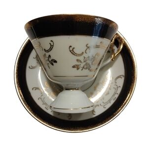 VINTAGE Porcelain Tea Cup & Saucer Made In Japan